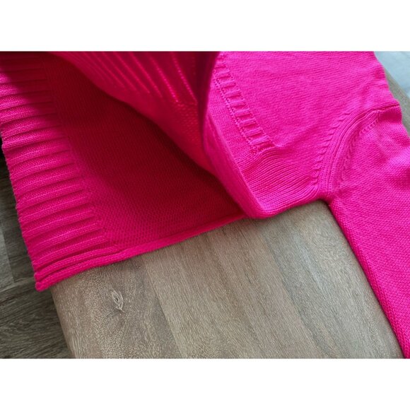 Tuckernuck Pomander Place Hot Pink Slone Cardigan Size Medium - Picture 6 of 9